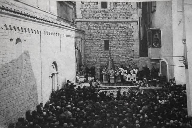 Potenza, Piazza San Michele Arcangelo — first half of the twentieth century